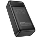 65W PD + QC Power Bank with LED % Display & Torch Light