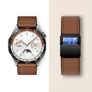 Universal Leather Watch Strap with Magnetic Buckle