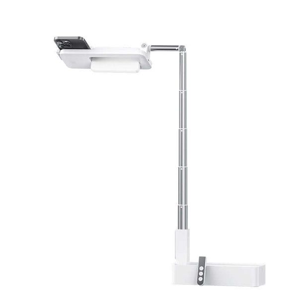 Portable Phone Holder Selfie Stick with Light Desk LED Fill Lights Rechargeable