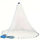 6ft Fishing Casting Net with Sinkers Weights 1