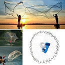6ft Fishing Casting Net with Sinkers Weights 3