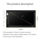 7’’ Double 2 DIN Bluetooth Head Unit Car Stereo Touch
