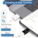 Micro USB to Type C Adapter (White)