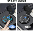12V USB Outlet Type C Car Charger Socket Fast Charging