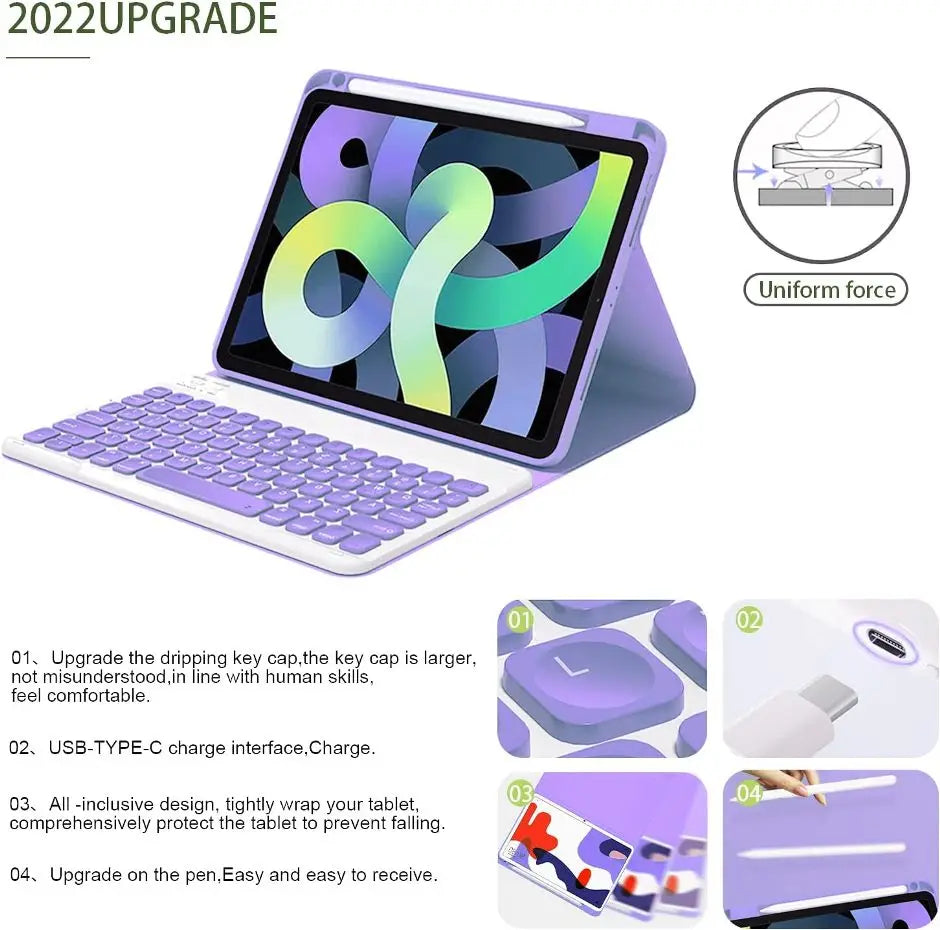 iPad Pro 11’’ Air 5/ 4 /11 bluetooth keyboard case