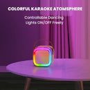 Karaoke Machine with 2 Microphones Bluetooth Speaker