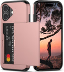 iPhone 16 Plus Case Card Slots Holder