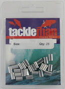 Alloy Fishing Crimps 0.8mm–2.3mm (Pack of 25)