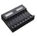 8 Slot Smart Battery Charger for AA/AAA Rechargeable