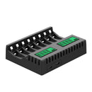 8 Slot Smart Battery Charger for AA/AAA Rechargeable
