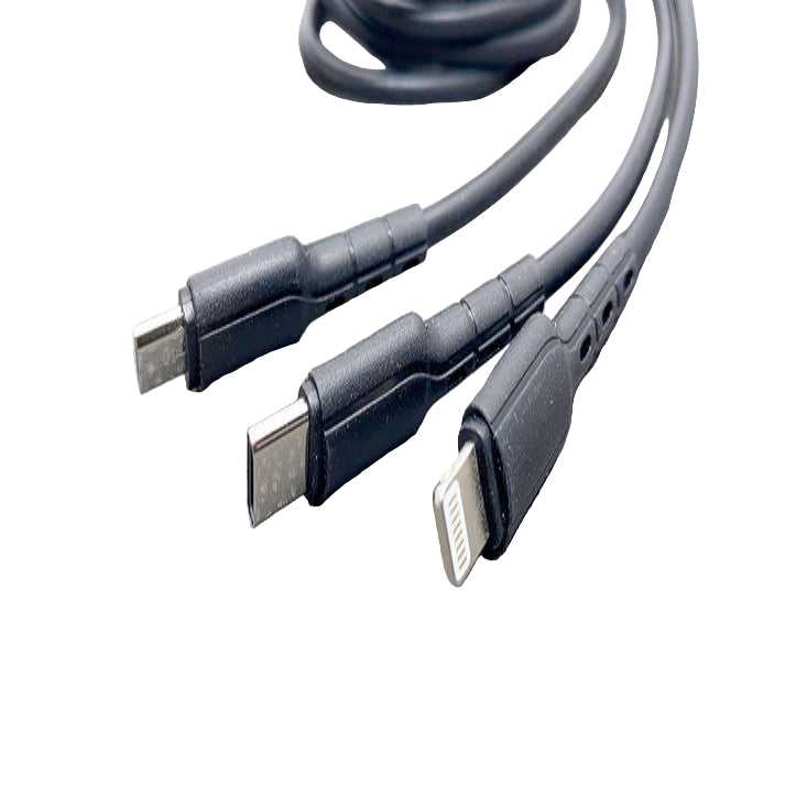 Mobigo 1.2m 3 In 1 Cable GO3TLM