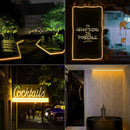 5M Warm White DC 12V Flex LED Strip Neon Rope Light Silicone