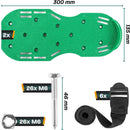 Garden Lawn Aerator Spike Shoes