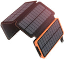 Solar Power Bank with 4 Panels 25000mAh