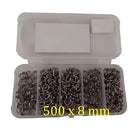 8mm Split Rings Value Pack of 500 - MeanFish 3