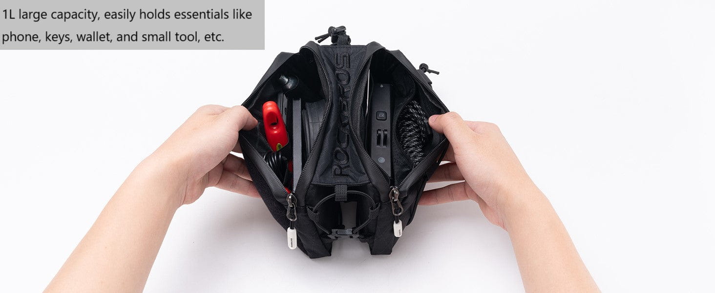 Bike Front Top Tube Frame Bag with Should strap 1L