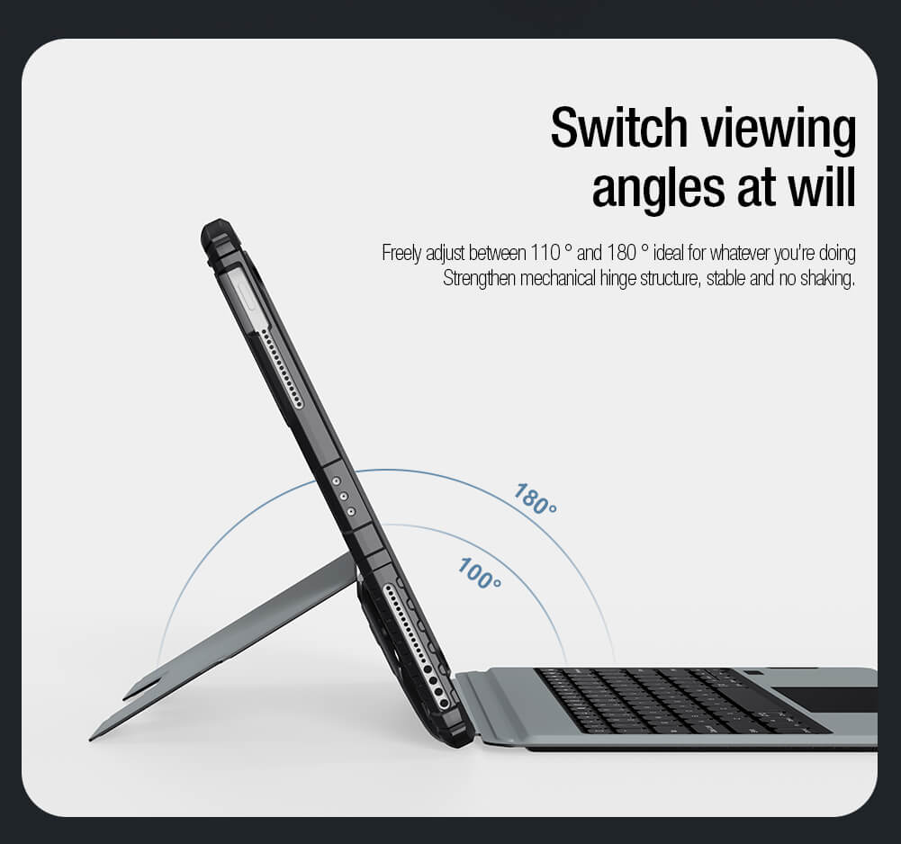 iPad Pro 12.9 / Air 13 Bluetooth keyboard with Bumper