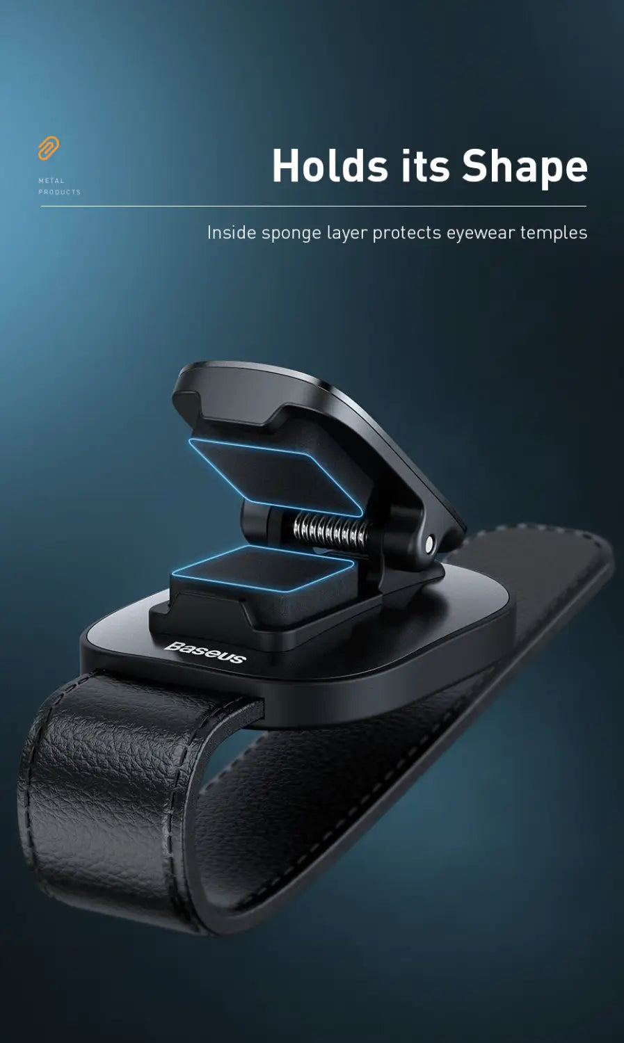 Car Vehicle Sunglasses Glasses Holder earwear clamping