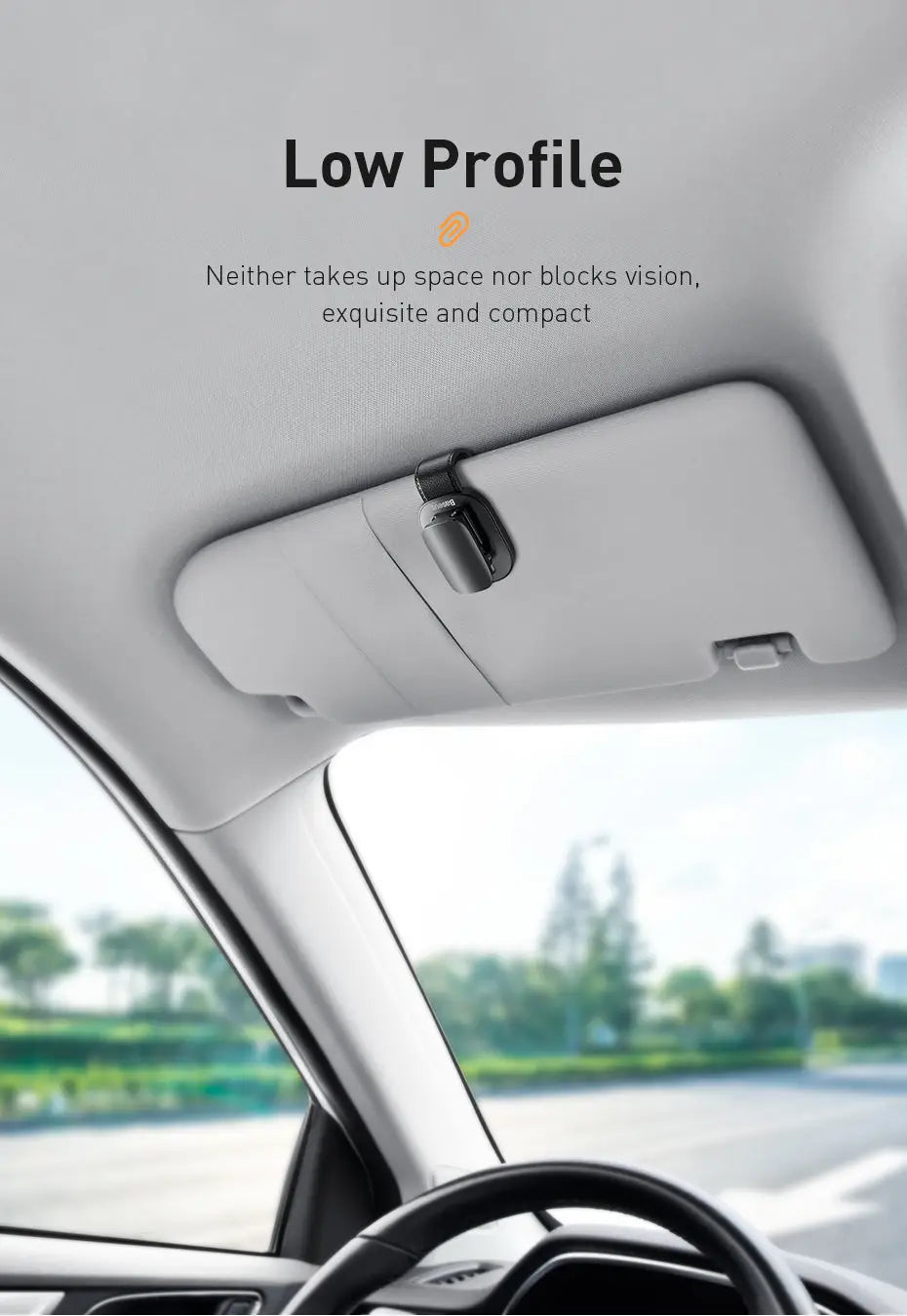 Car Vehicle Sunglasses Glasses Holder earwear clamping