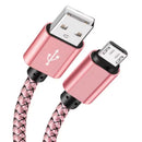 Charger Cable for Samsung Phones & Tablets (Rose Gold), Type B (Micro USB) - 1m