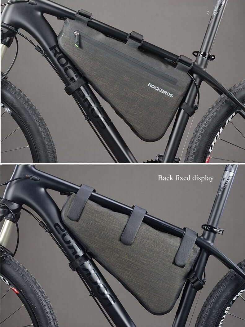 Cycling Bike packing Bag Waterproof Bike Frame Large Tube Pouch Bag