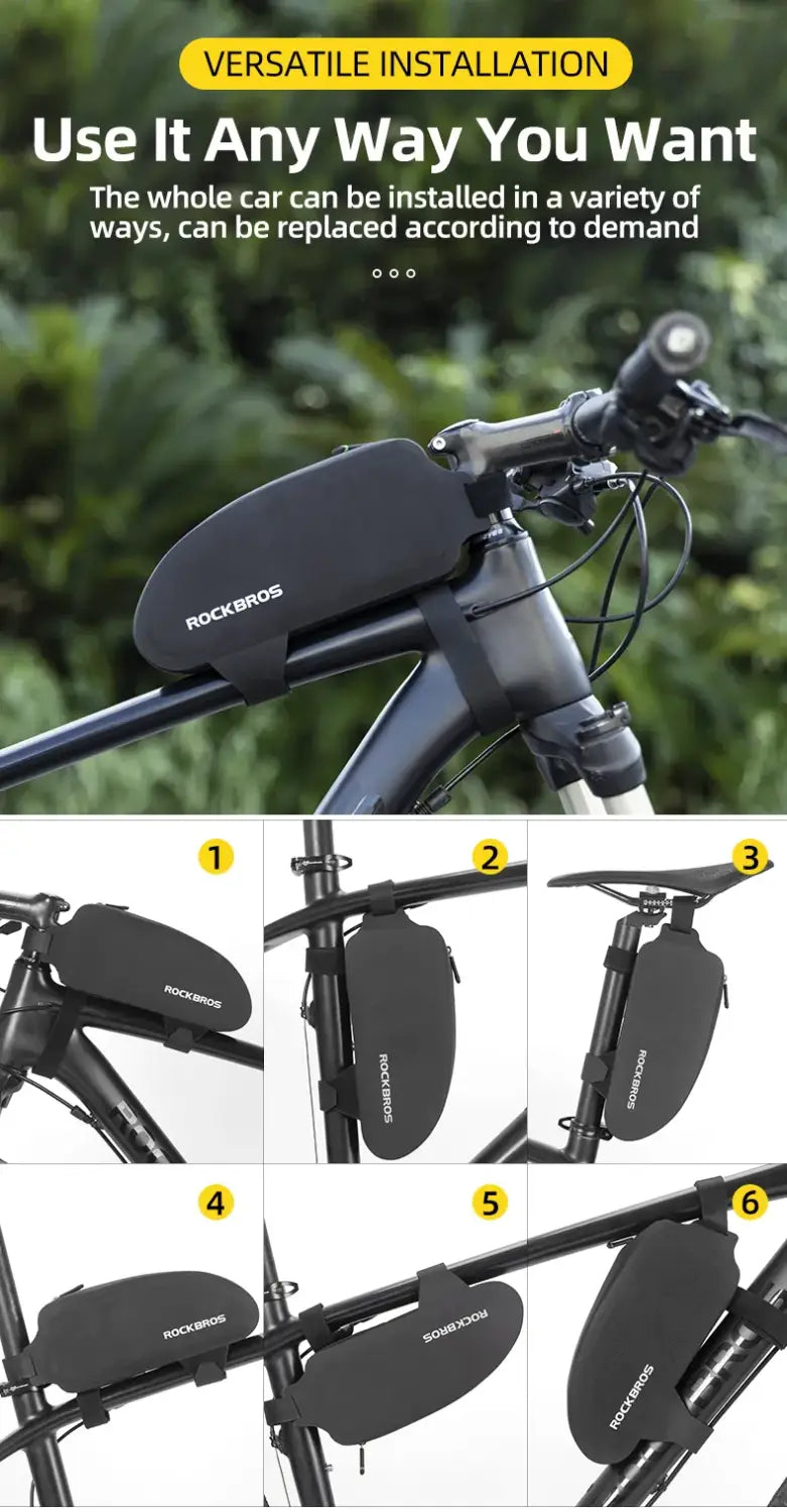 Cycling Bicycle Front Top Tube Frame Bag Waterproof