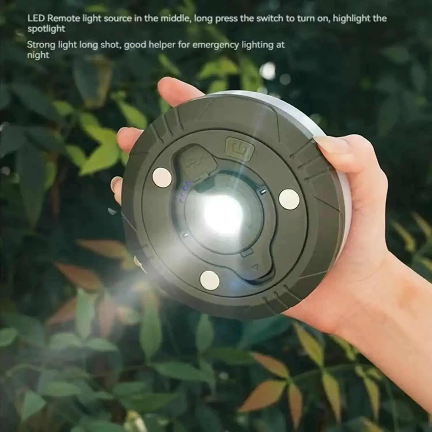 Rechargeable 10m LED String Lights for Camping Patio & Home
