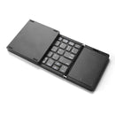 Tri-Folding Wireless Bluetooth Keyboard with Trackpad for IOS Android Windows