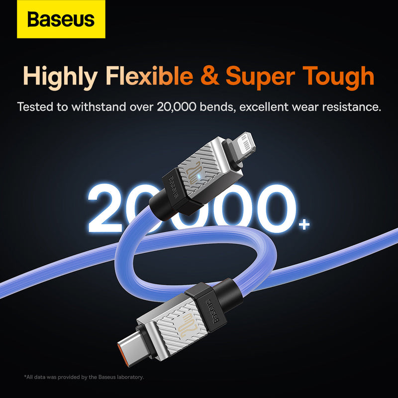 Baseus CoolPlay Series Fast Charging Cable Type-C to iPhone 20W 1m Blue