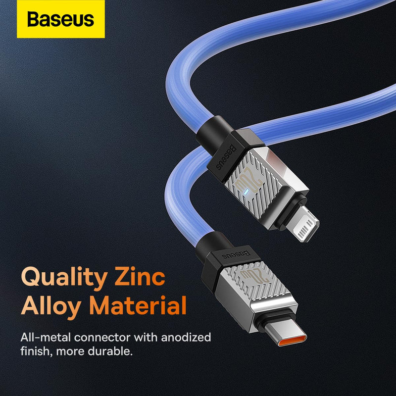 Baseus CoolPlay Series Fast Charging Cable Type-C to iPhone 20W 1m Blue