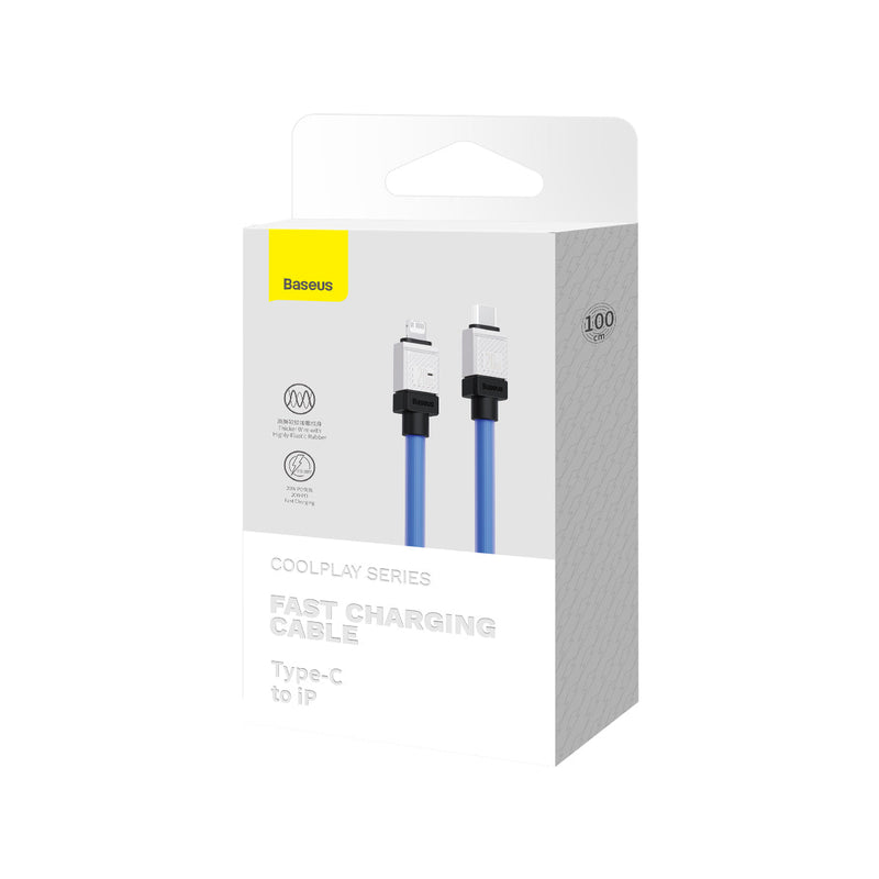 Baseus CoolPlay Series Fast Charging Cable Type-C to iPhone 20W 1m Blue