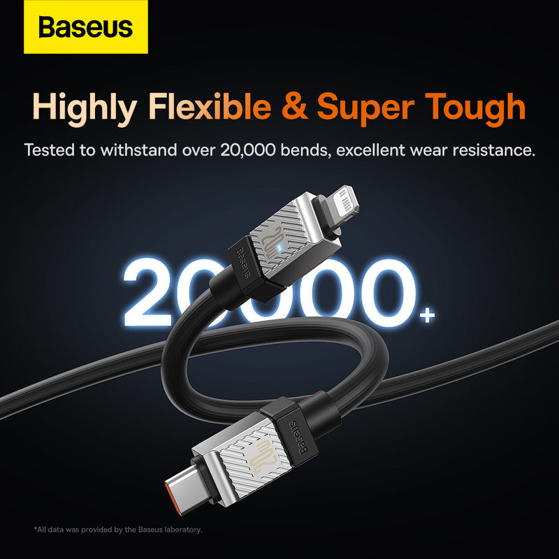 Baseus CoolPlay Series Fast Charging Cable Type-C to iPhone 20W 2m Black