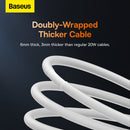 Baseus CoolPlay Series Fast Charging Cable Type-C to iPhone 20W 2m White