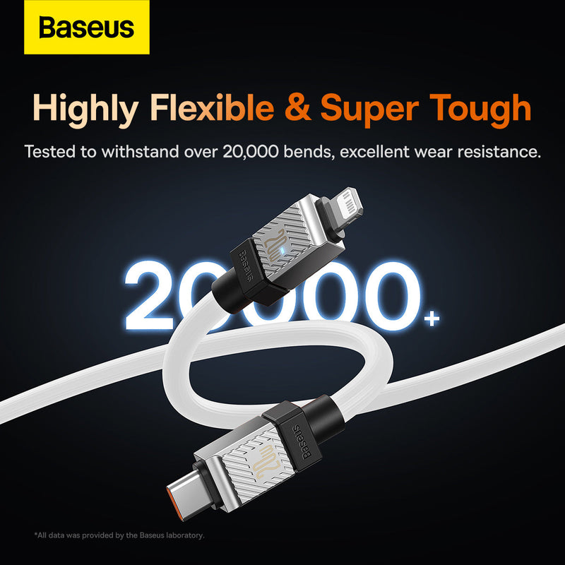 Baseus CoolPlay Series Fast Charging Cable Type-C to iPhone 20W 2m White