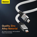 Baseus CoolPlay Series Fast Charging Cable Type-C to Type-C 100W 1m White