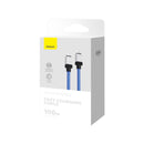 Baseus CoolPlay Series Fast Charging Cable Type-C to Type-C 100W 1m Blue