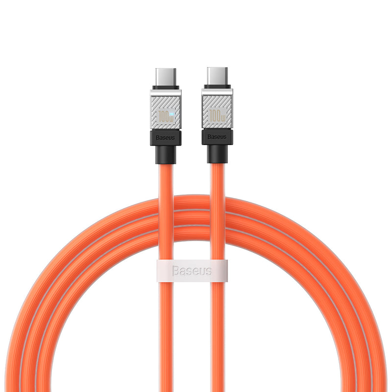 Baseus CoolPlay Series Fast Charging Cable Type-C to Type-C 100W 1m Orange