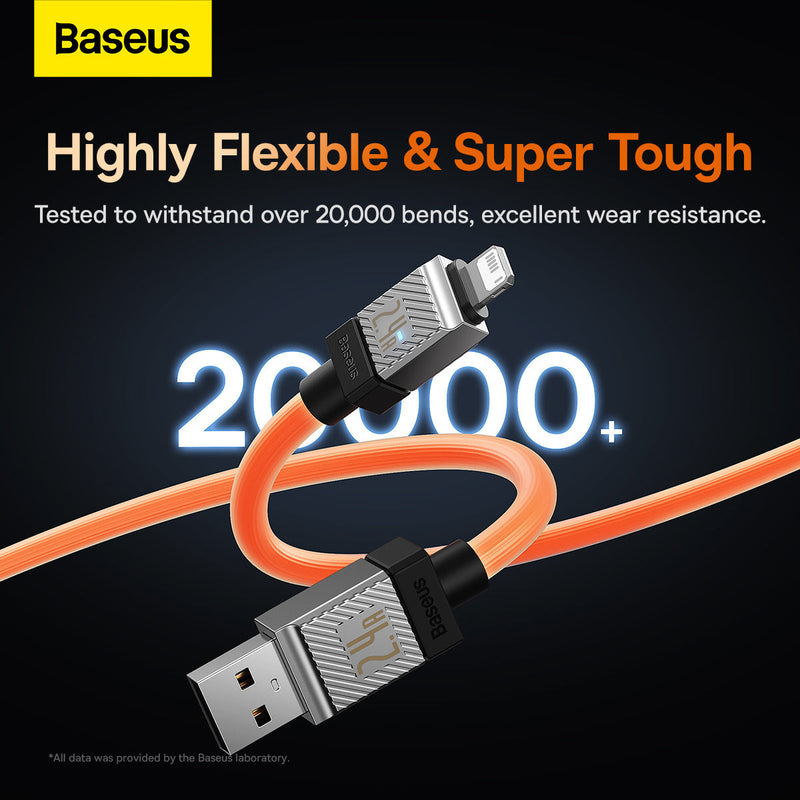 Baseus CoolPlay Series Fast Charging USB-A to iPhone Cable 2.4A 2m Orange