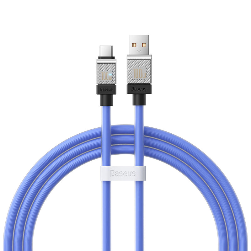 Baseus CoolPlay Series Fast Charging USB Type-A to Type-C Cable 100W 1m Blue