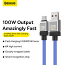Baseus CoolPlay Series Fast Charging USB Type-A to Type-C Cable 2m 100W Blue