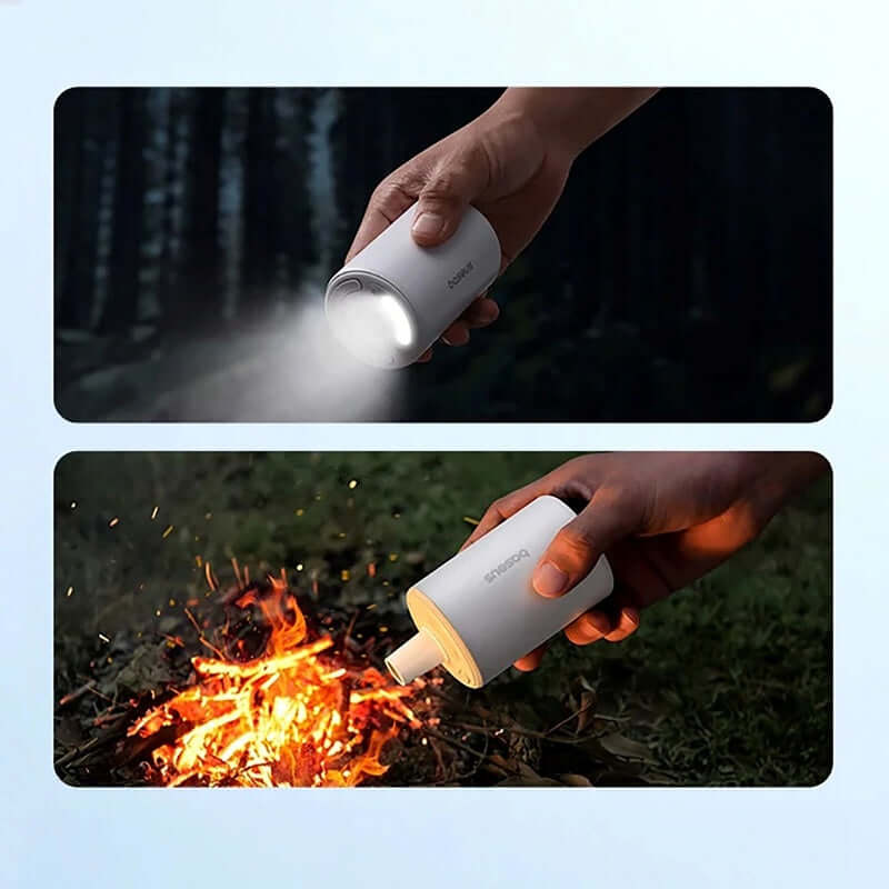 Multi-Function Mini Portable Air Pump Inflate Deflate With LED Light