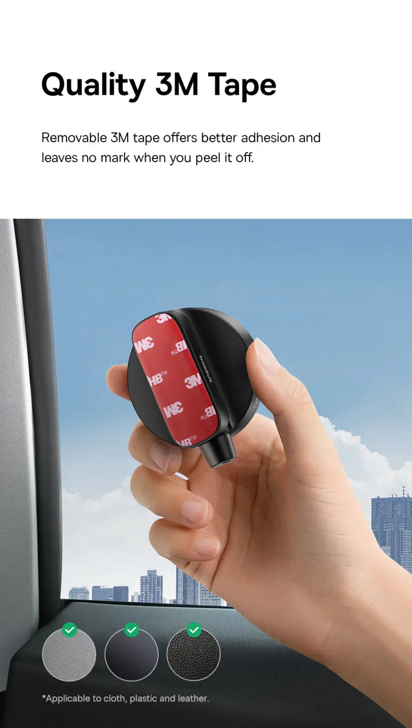 Car Backseat Blind Spot Rearview Mirror With Safety Hammer