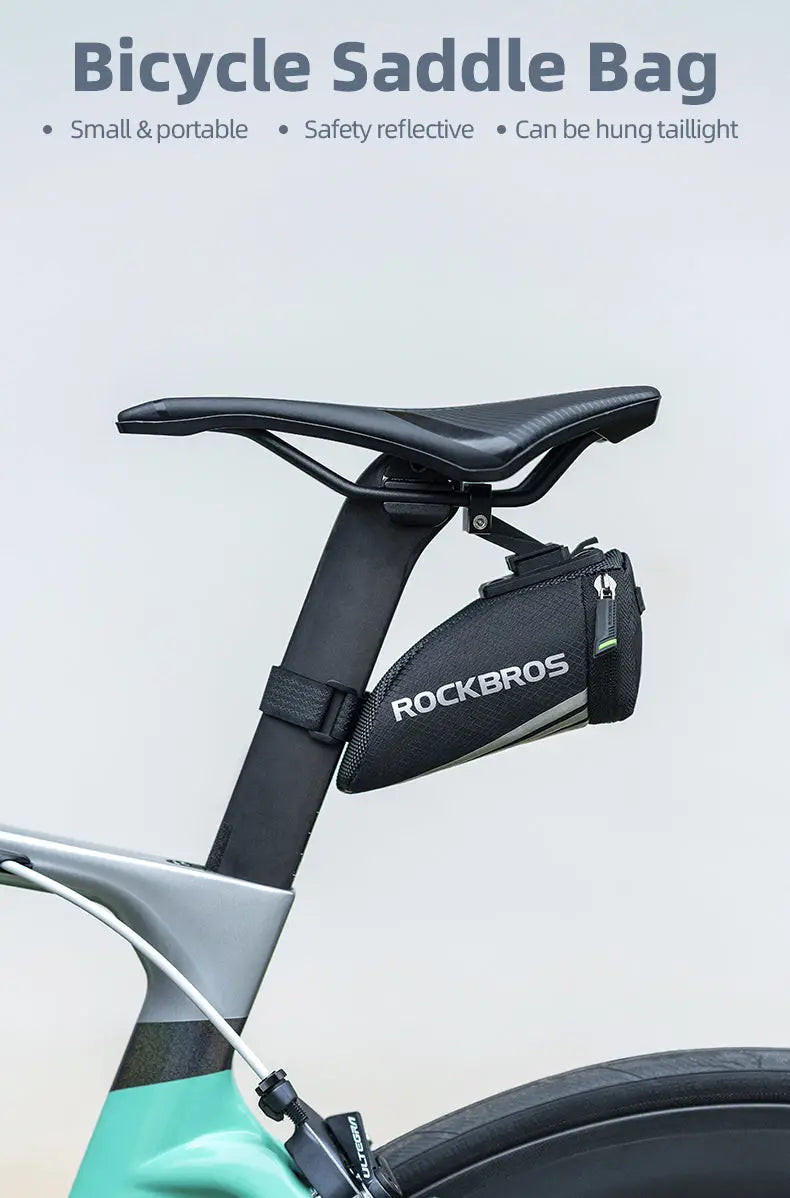 Bicycle Saddle Under Seat Seatpost Tiny Small Bag for MTB