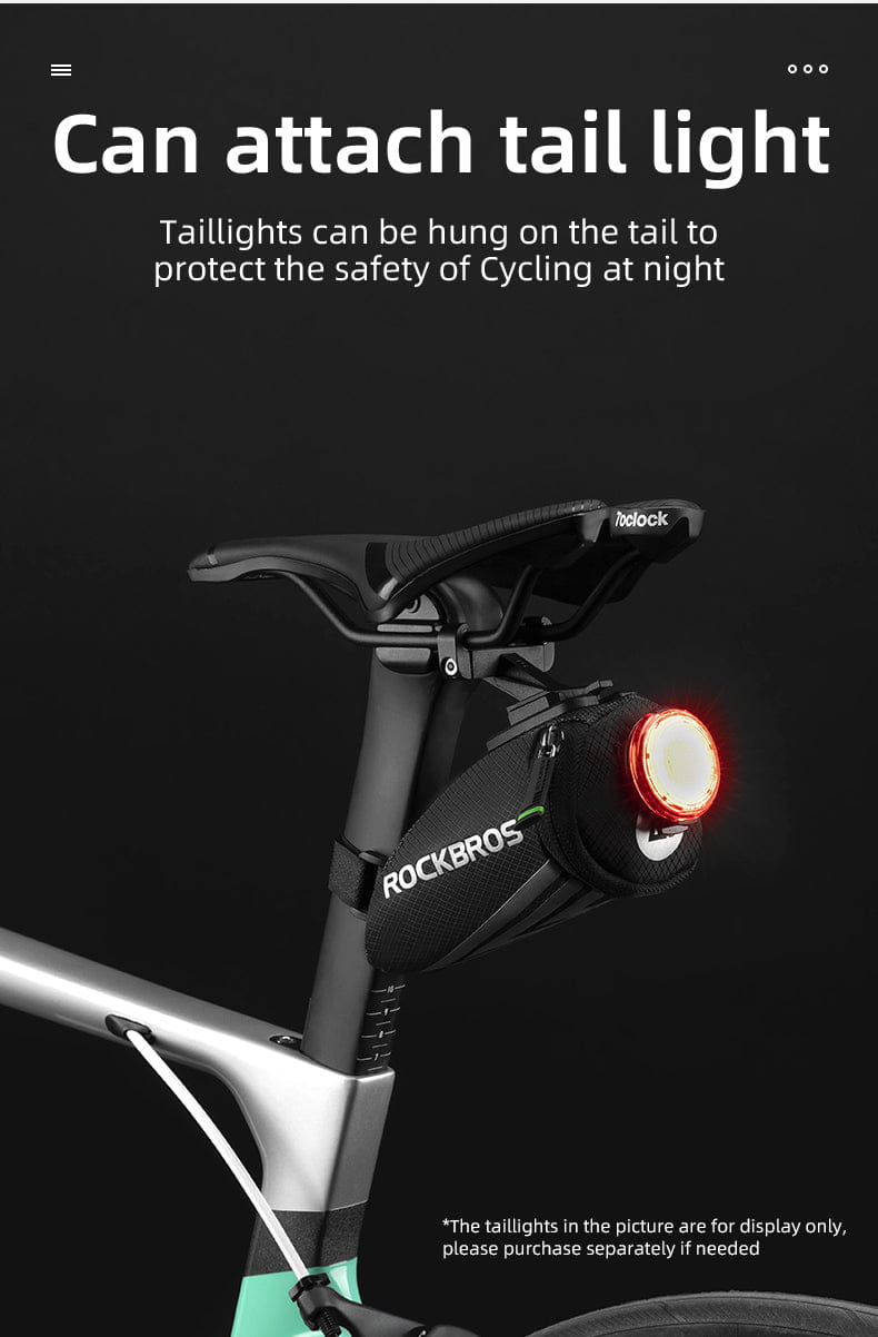 Bicycle Saddle Under Seat Seatpost Tiny Small Bag for MTB