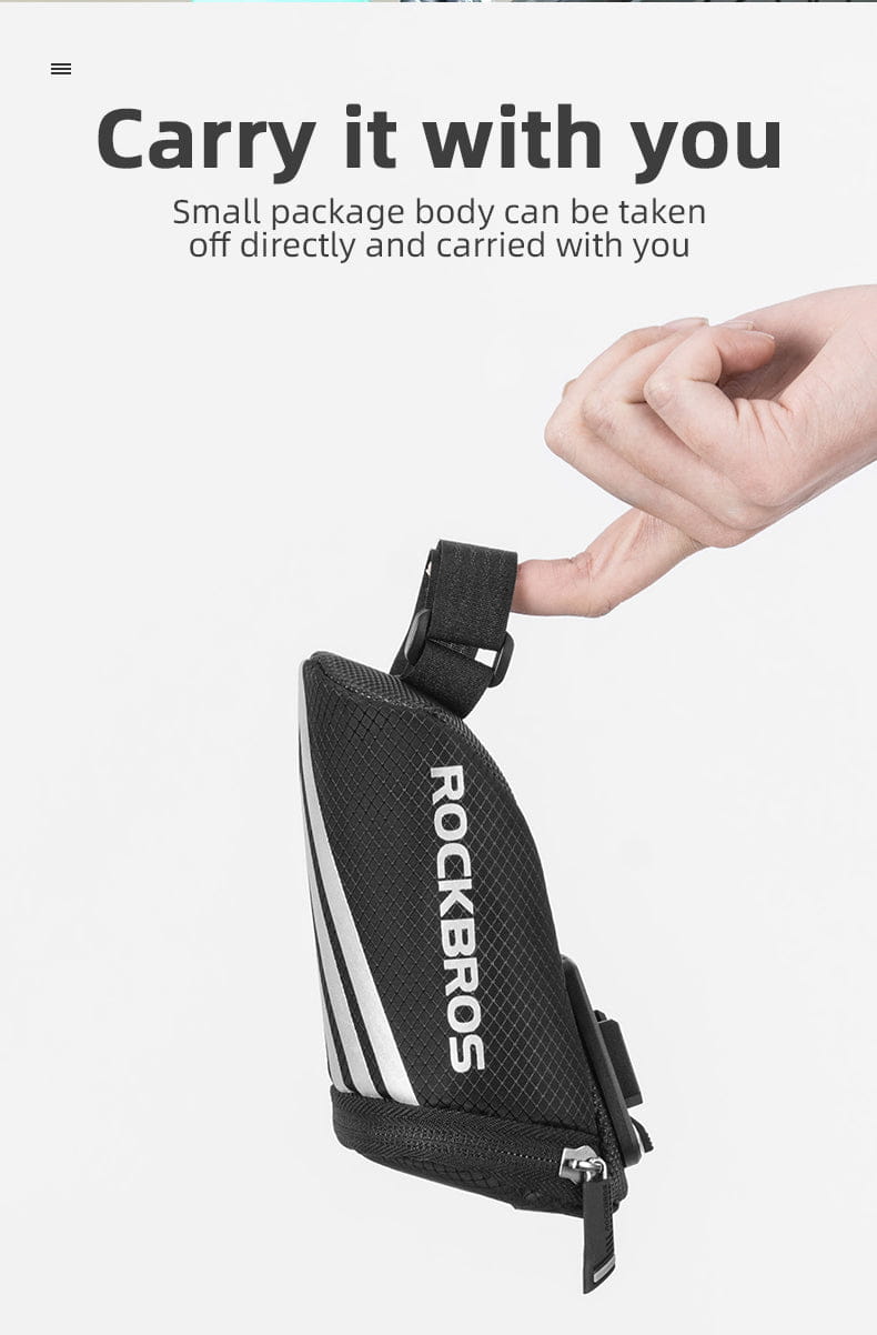 Bicycle Saddle Under Seat Seatpost Tiny Small Bag for MTB