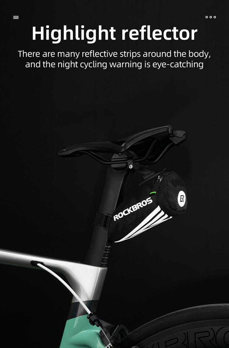 Bicycle Saddle Under Seat Seatpost Tiny Small Bag for MTB