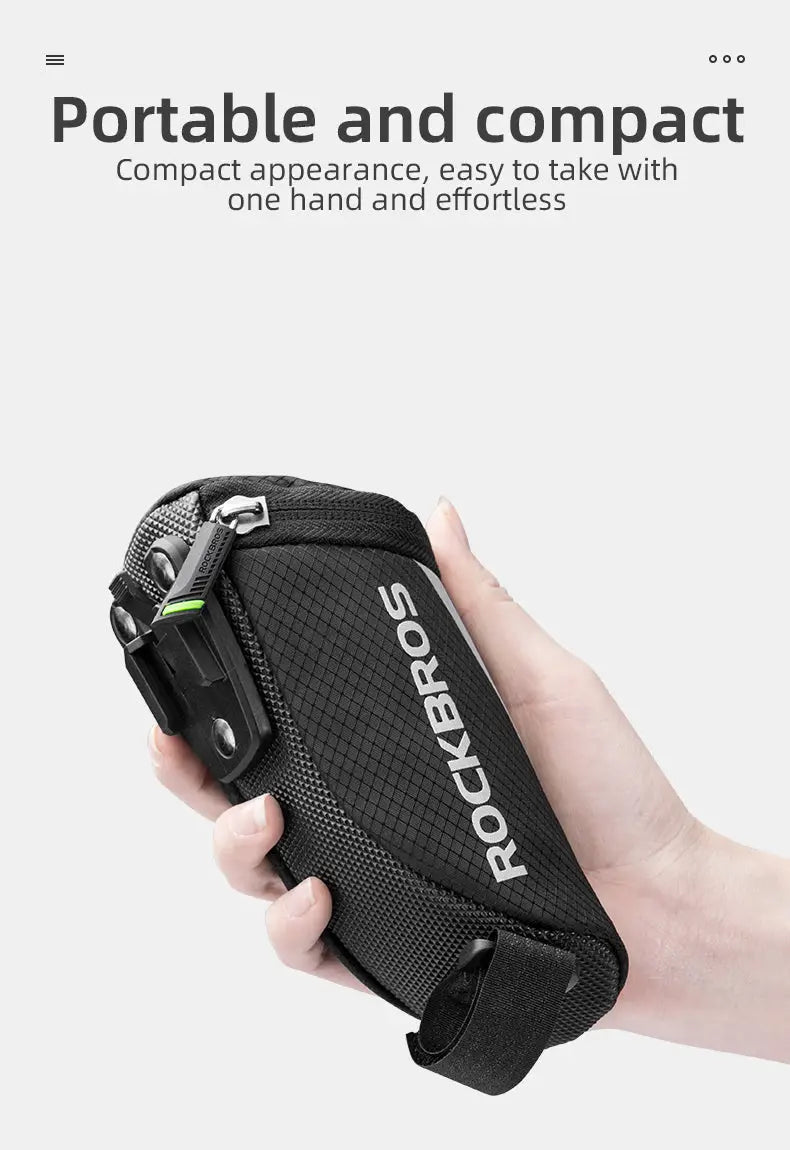 Bicycle Saddle Under Seat Seatpost Tiny Small Bag for MTB