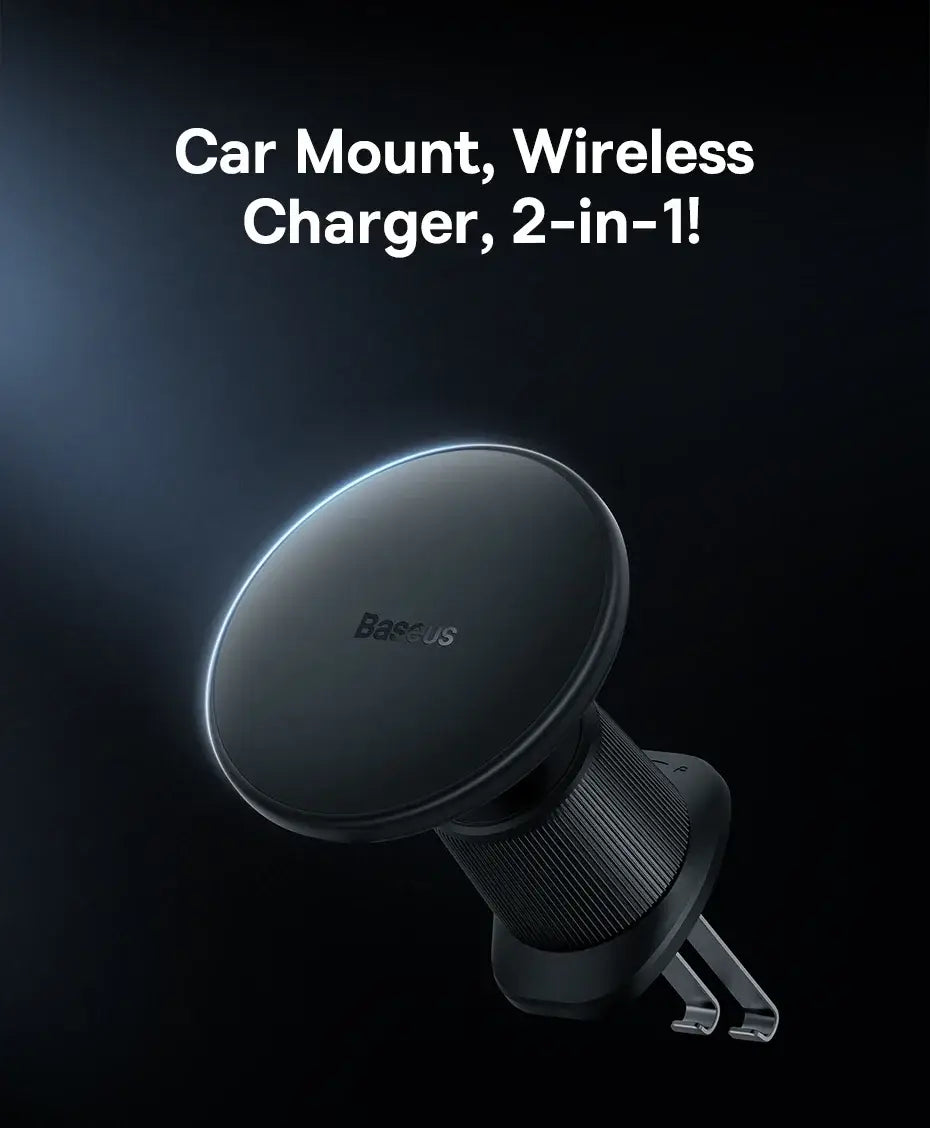 Baseus 15W Wireless Charging Magnetic Phone Holder with 25W