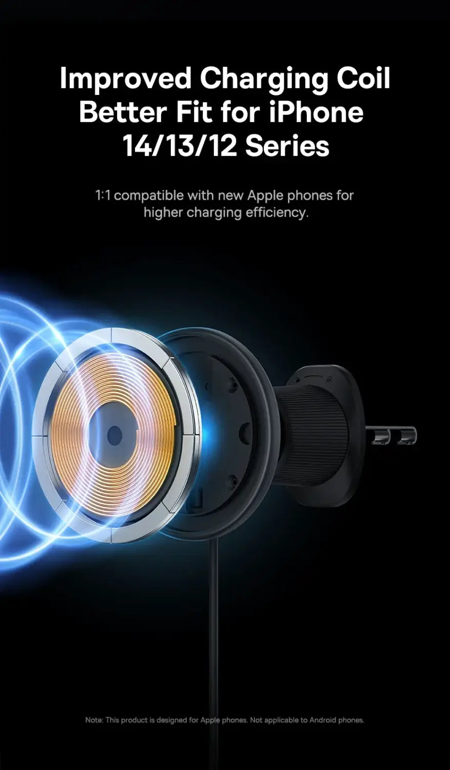 Baseus 15W Wireless Charging Magnetic Phone Holder with 25W
