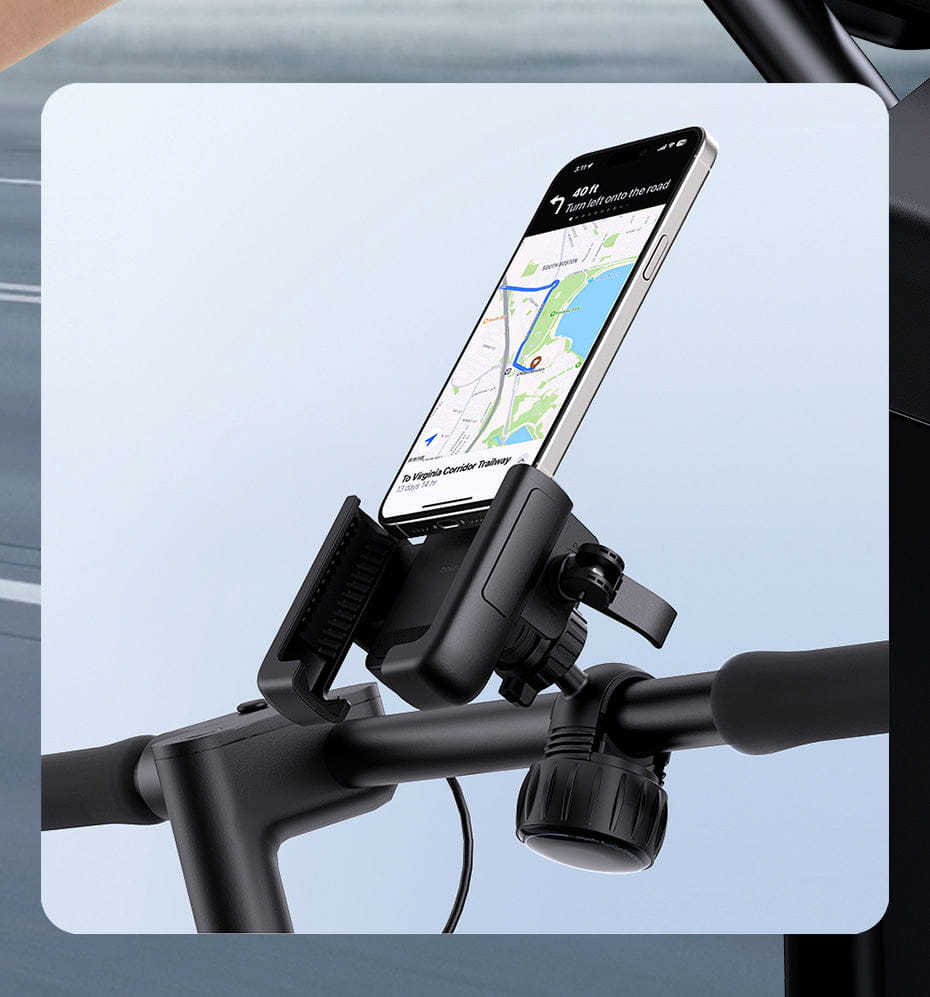 Bicycle Handlebar Mount Phone Holder One-Hand Operation